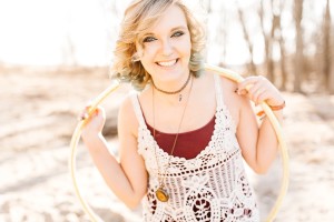 bohemian girl laughing