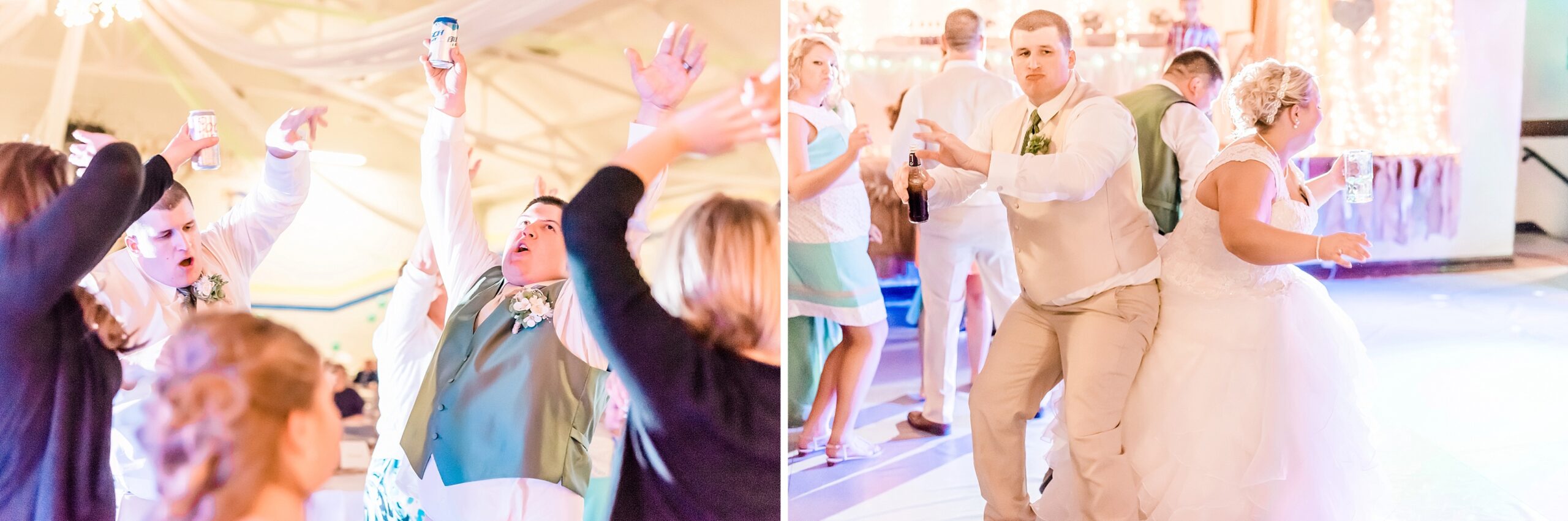 midwest wedding reception dancing