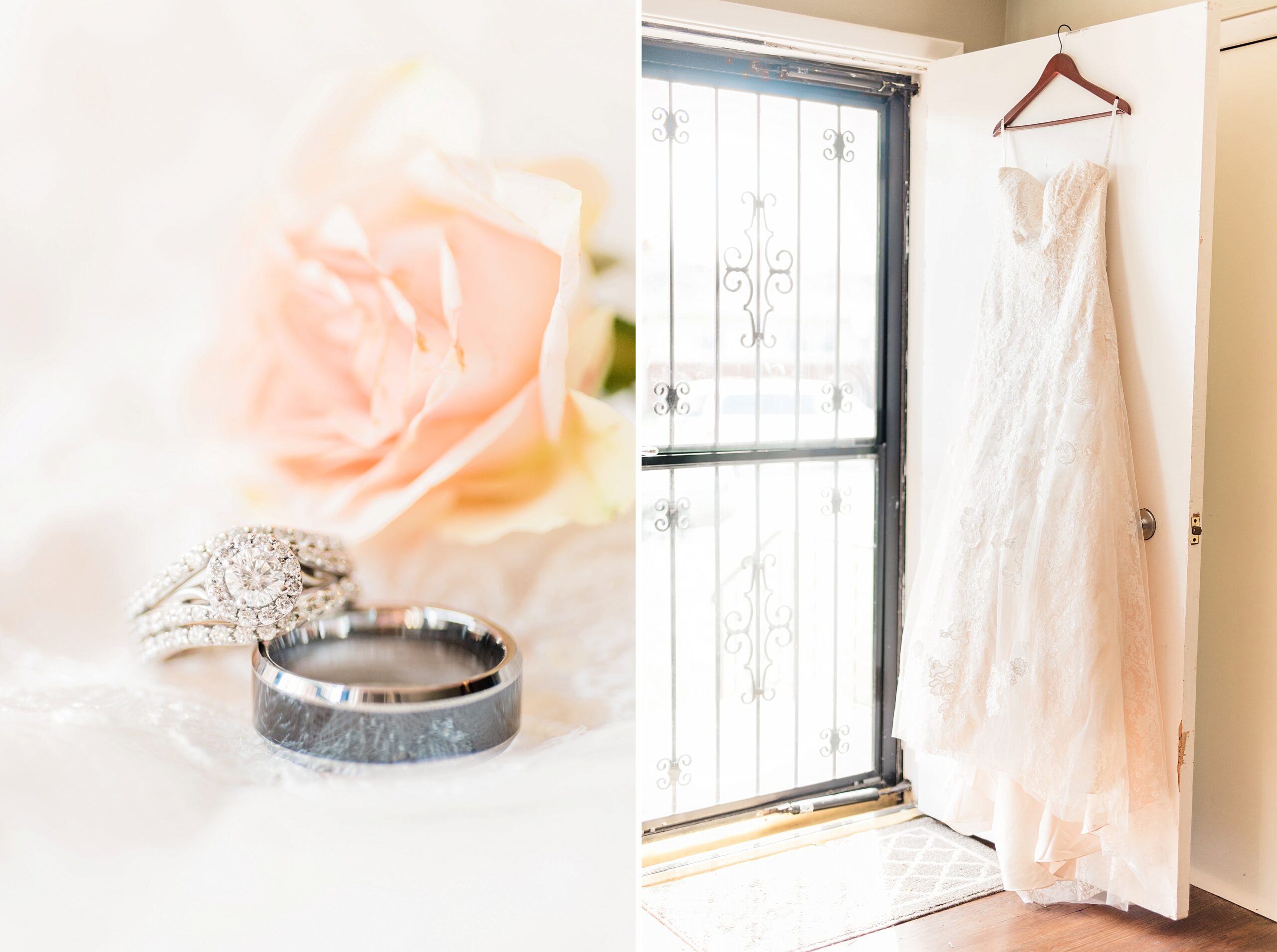 Bridal Preparations Wea Creek Orchard Wedding Spring Ring Dress