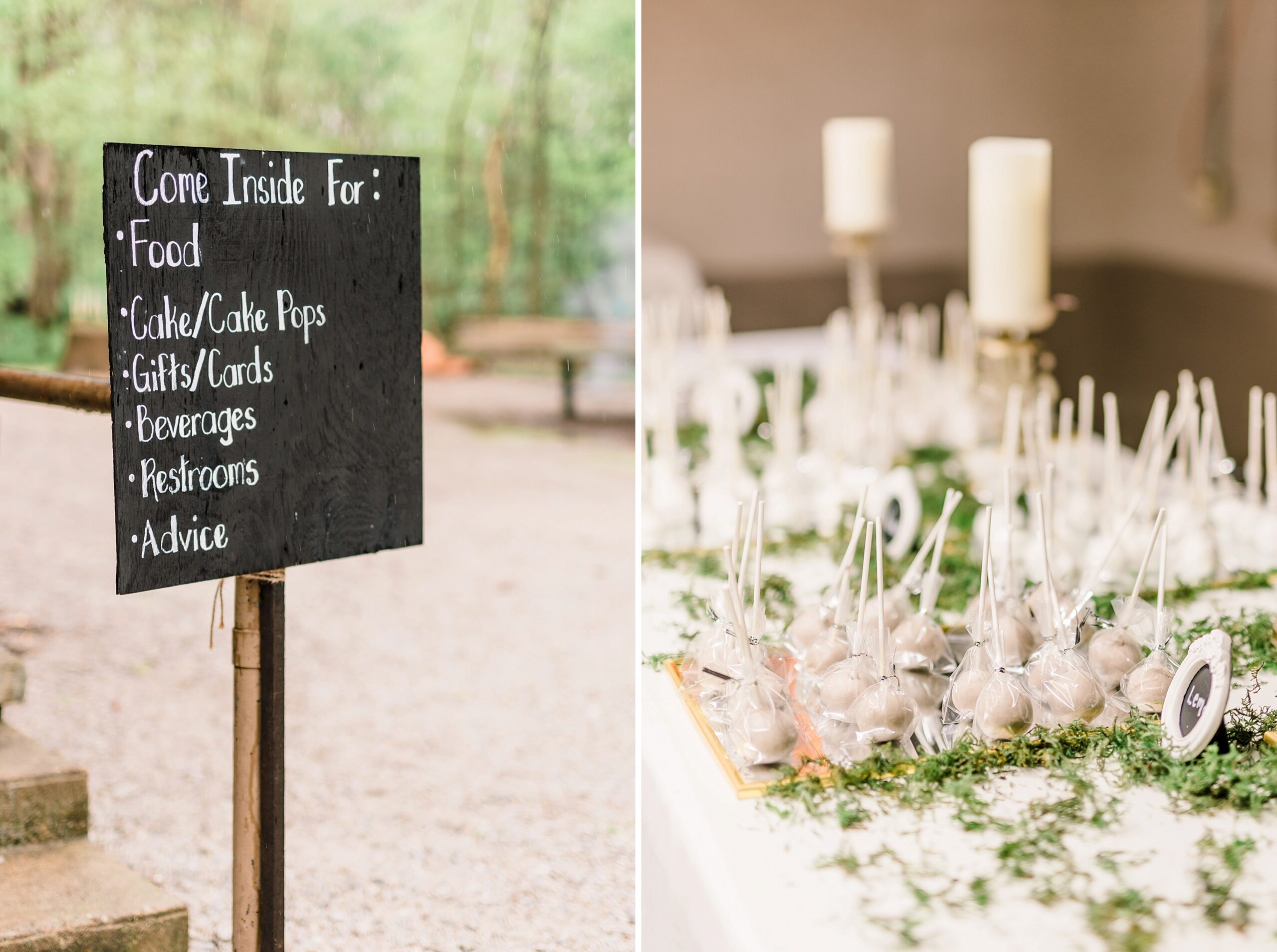 Indiana Wedding Reception spring succulents outdoors