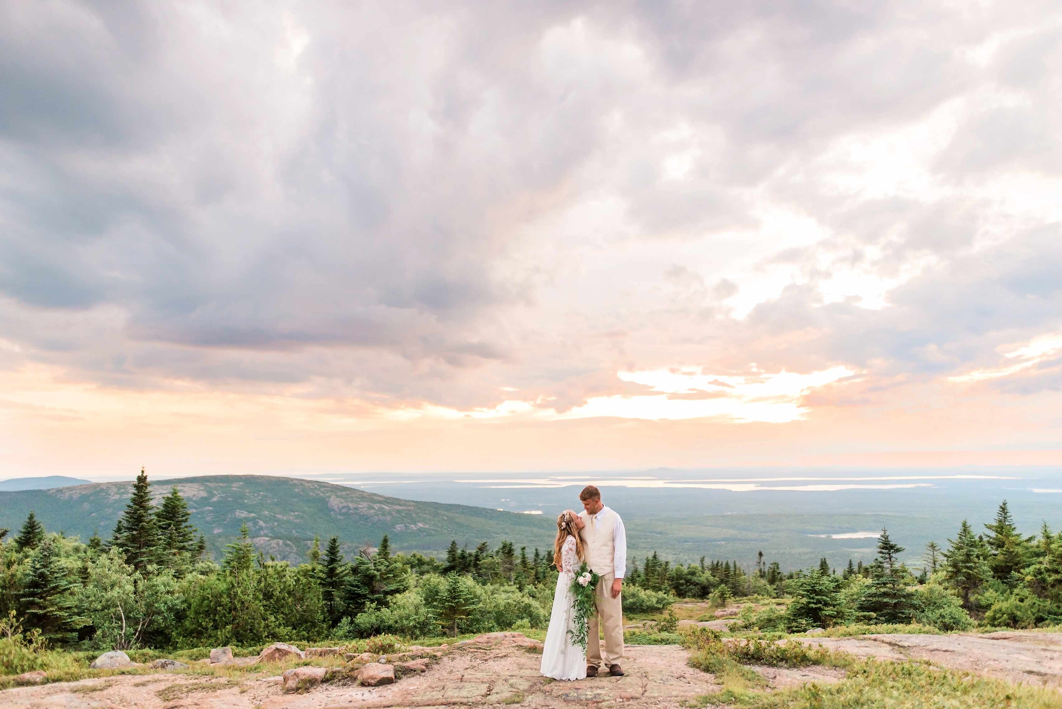 Acadia National Park Destination Wedding Cadillac Mountain