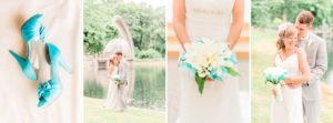 Rainy White Chapel at Rose Hulman Wedding
