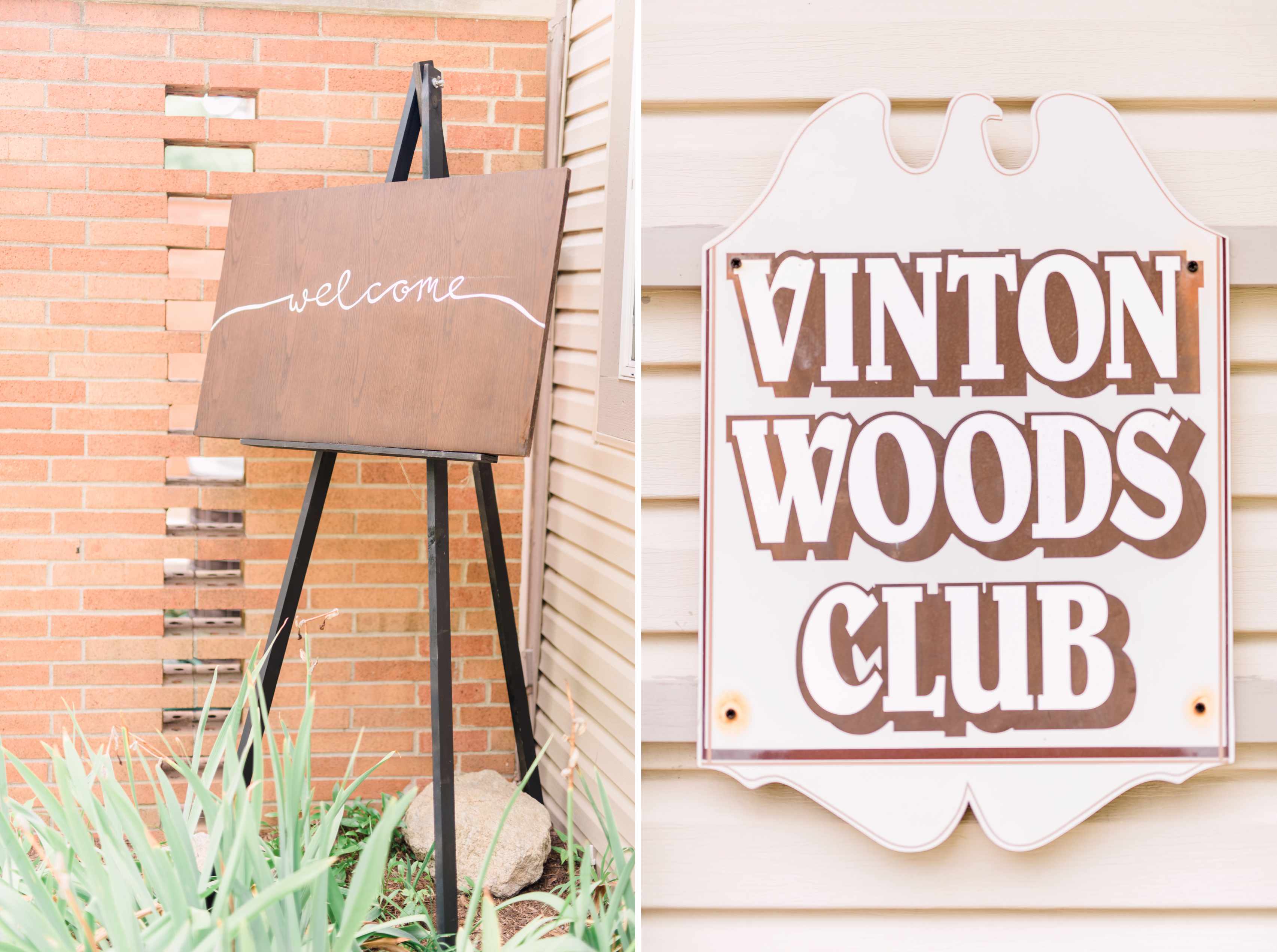 Vinton Woods Club Wedding Reception