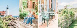 Portland Lighthouse & Old Port Maine Engagement