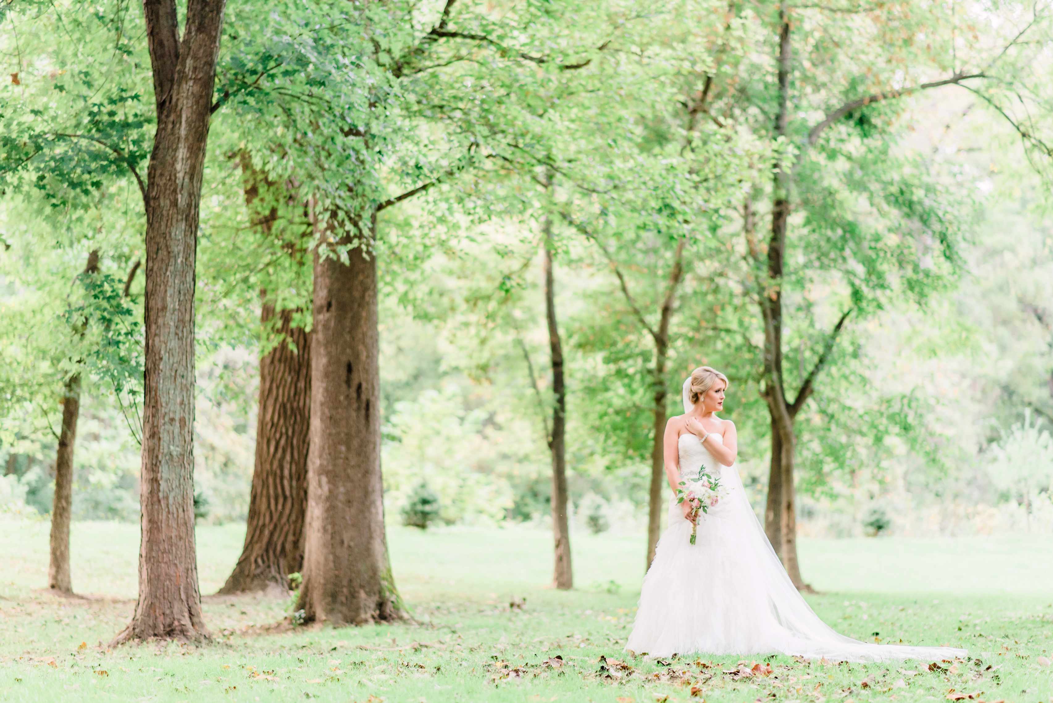 The Trails Lafayette Indiana Bridal Session