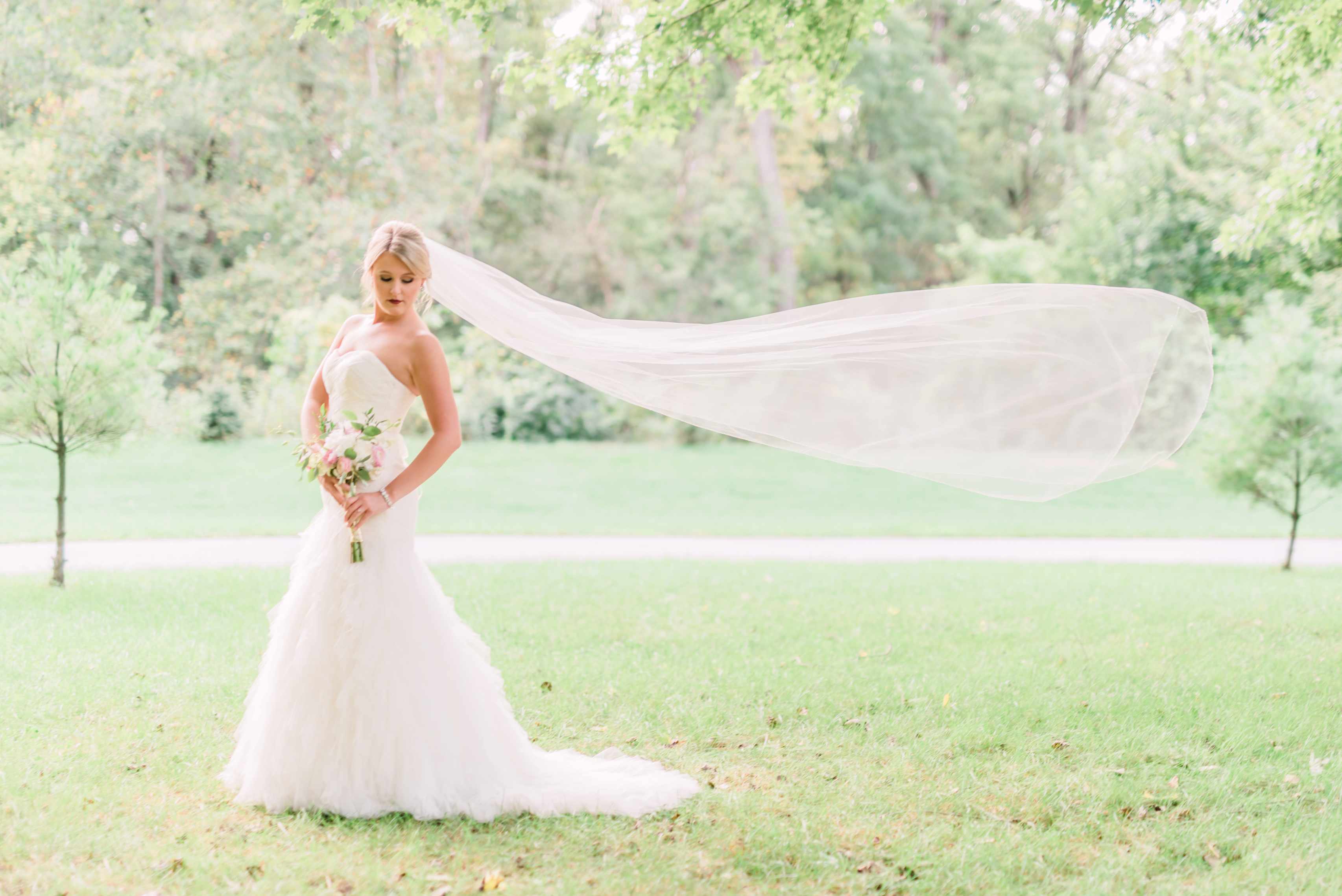 The Trails Lafayette Indiana Bridal Session