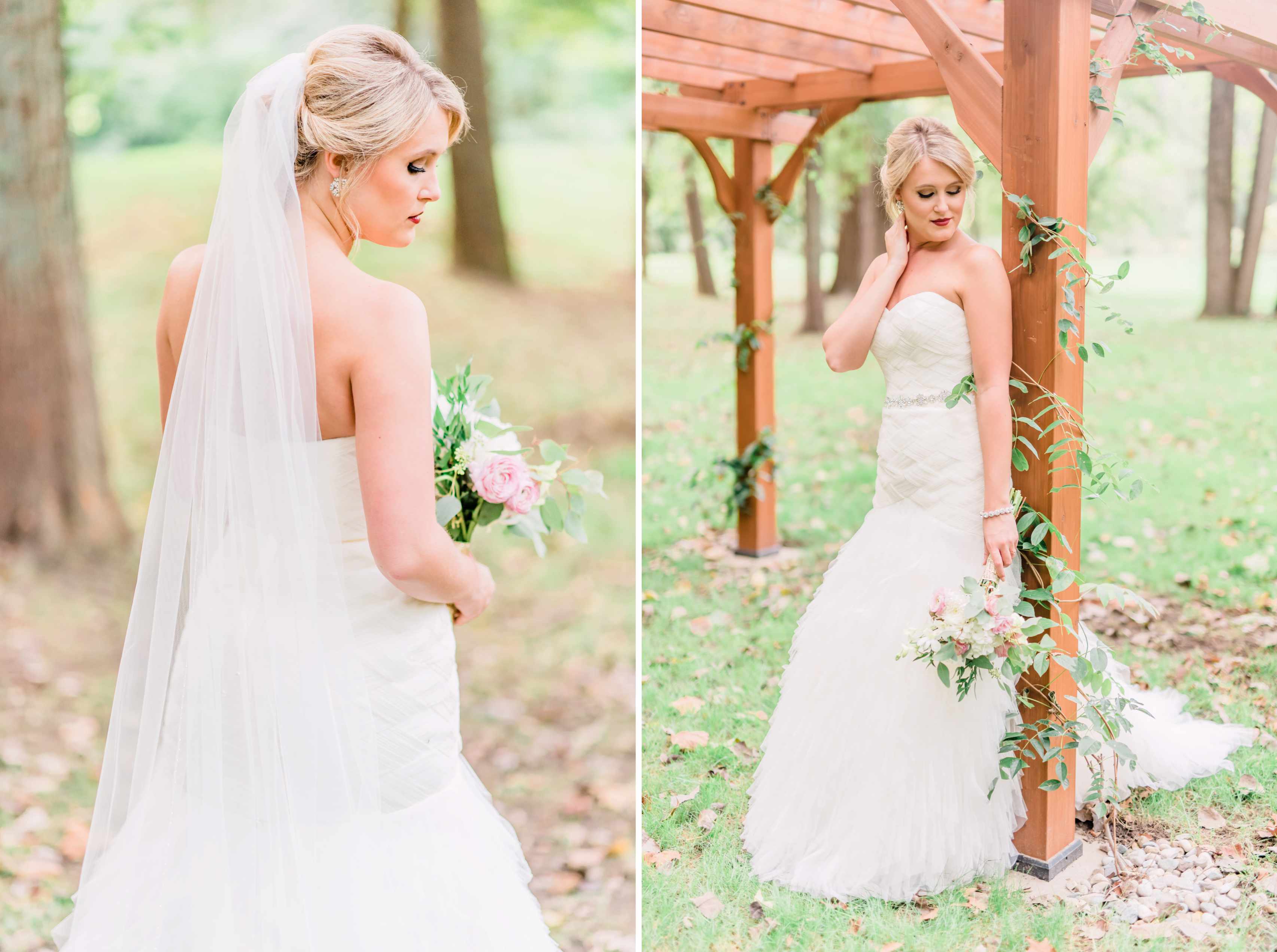 The Trails Lafayette Indiana Bridal Session