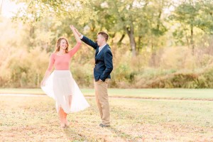 lafayette Indiana sunset engagement session