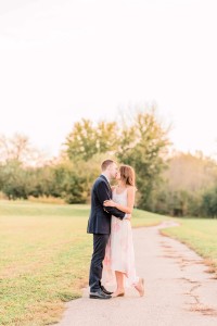 lafayette Indiana sunset engagement session