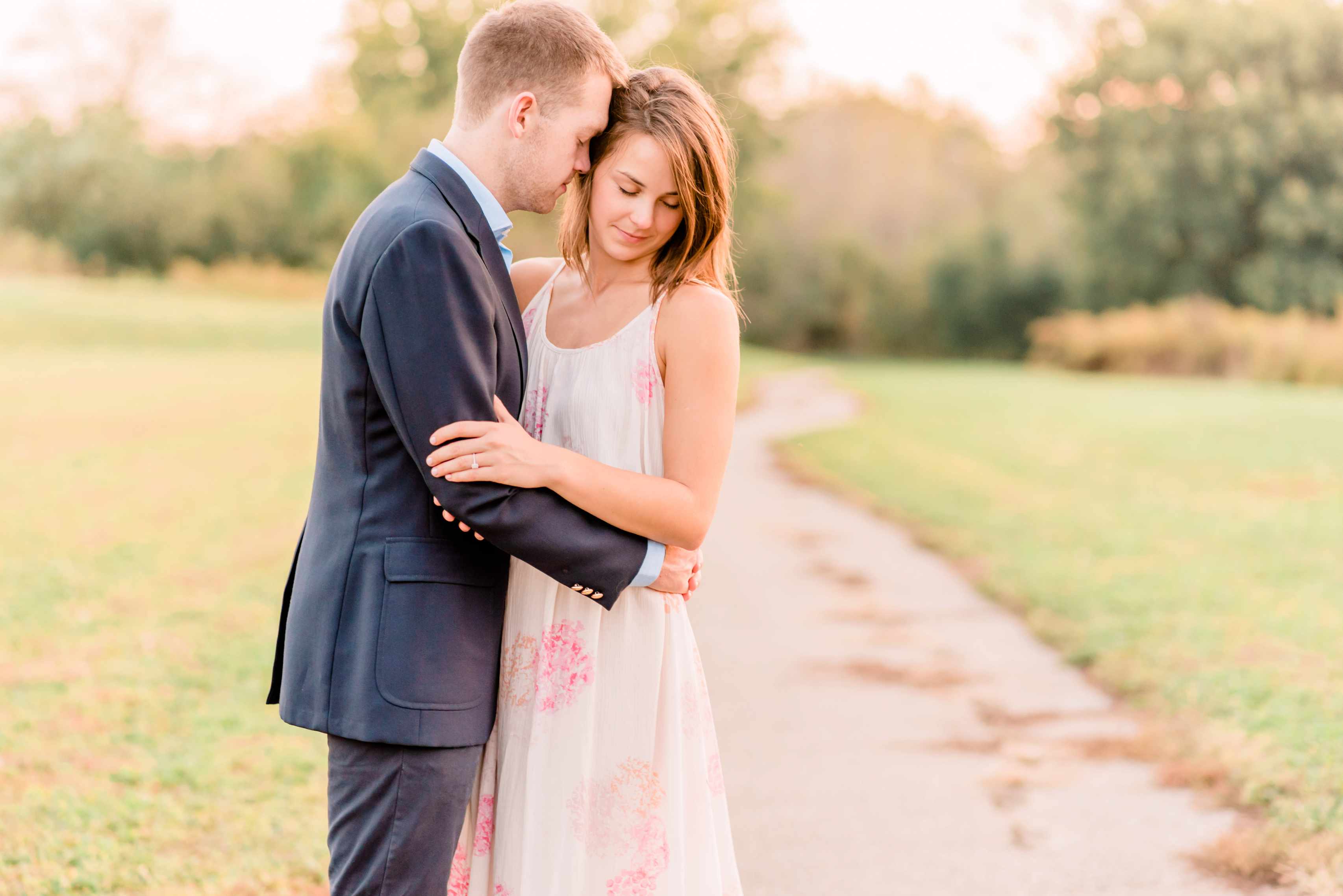 lafayette Indiana sunset engagement session