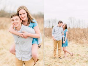 Windy Indiana Engagement Session