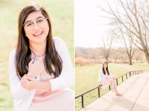 Spring Senior Session at the Park lafayette indiana