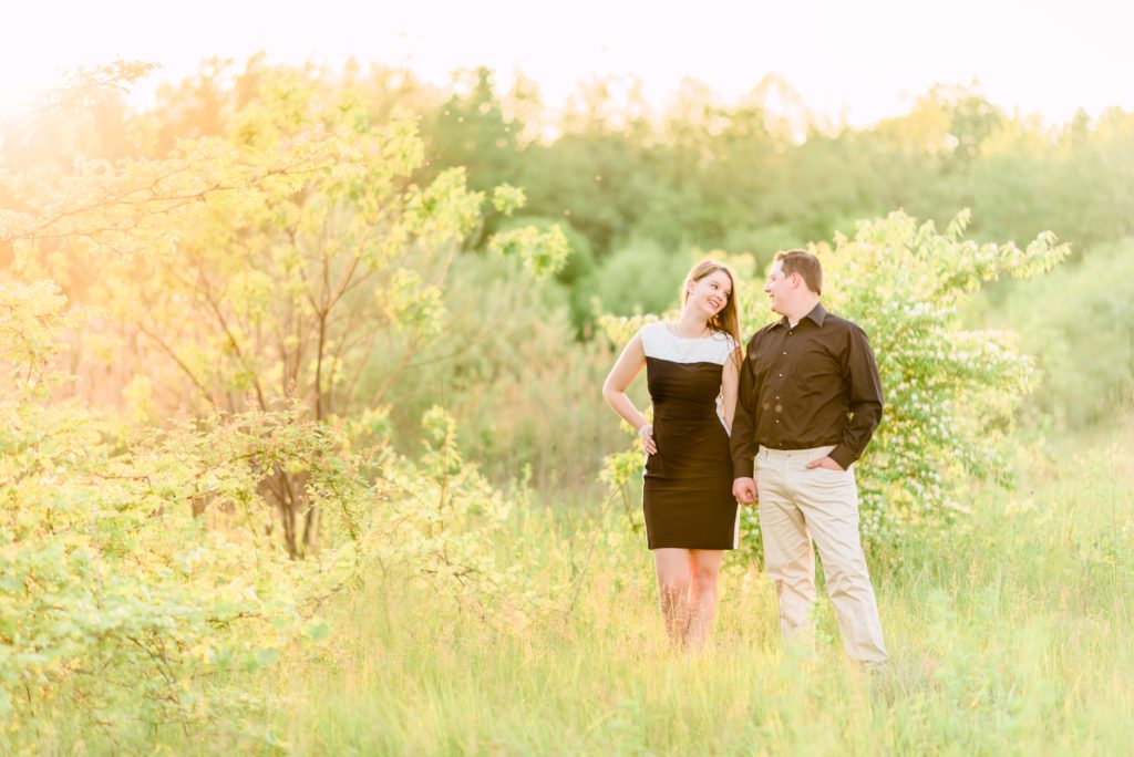 Golden Hour Fairfield Lakes, Indiana Engagement