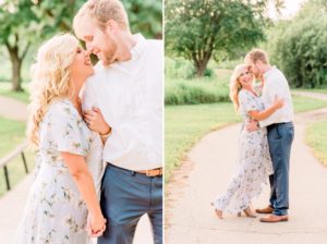 Indiana Summer Night Engagement