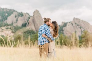 Boulder, Colorado engagement session flatirons