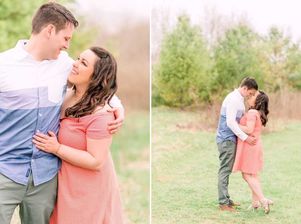 Fairfield Lakes Spring engagement