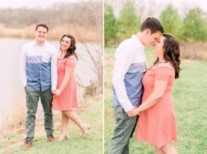 Fairfield Lakes Spring engagement