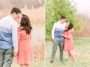 Fairfield Lakes Spring engagement