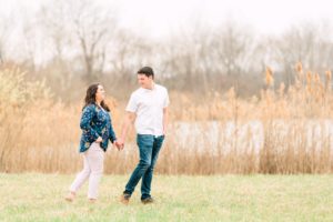 Fairfield Lakes Spring engagement