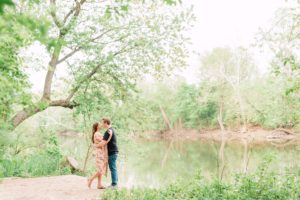 River Road Park Spring Engagement