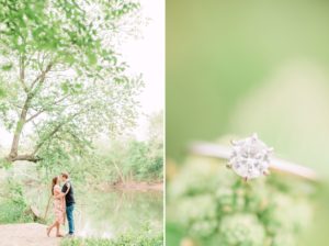 River Road Park Spring Engagement