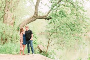 River Road Park Spring Engagement