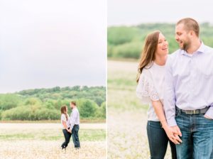 Whimsical Spring Engagement Lafayette Indiana