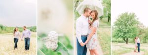 Whimsical Spring Engagement Lafayette Indiana