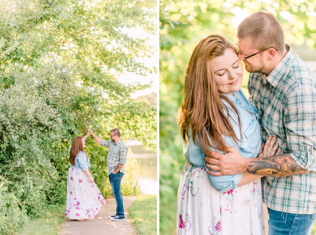 Summer Fairfield Lakes Engagement Session