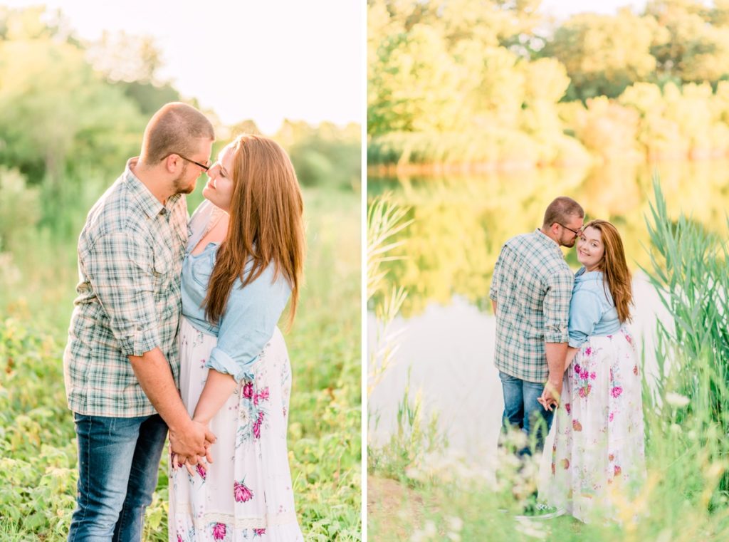 Summer Fairfield Lakes Engagement Session
