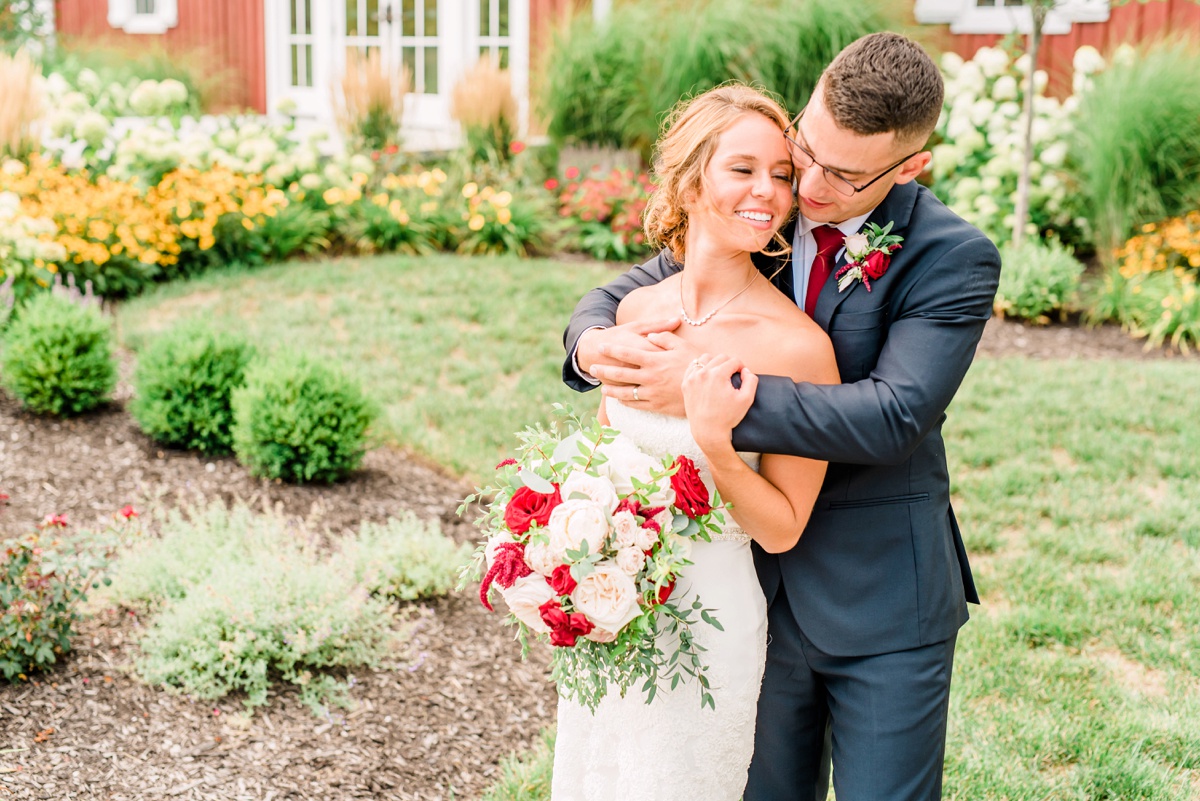 Lindley Farmstead Wedding Summer Red