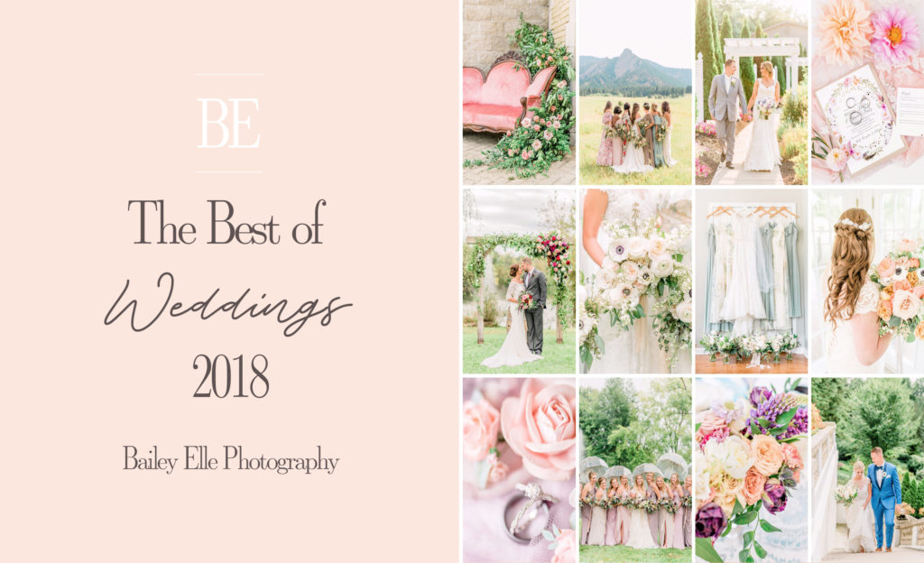 Best of Weddings 2018 Bailey Elle Photography Indiana Wedding Photographer