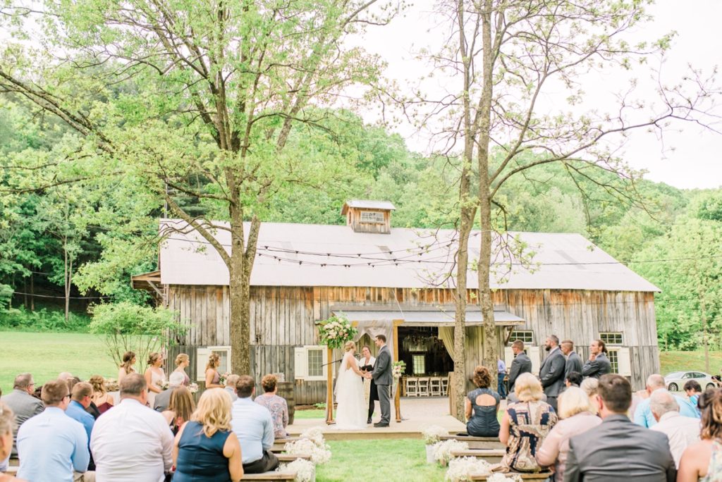 Old Barn at Brown County Wedding
