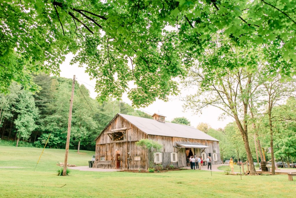 Old Barn at Brown County Wedding