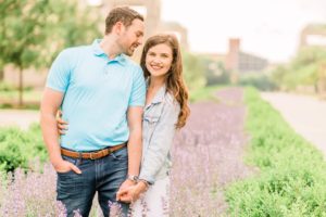 Romantic Indianapolis Canal Engagement