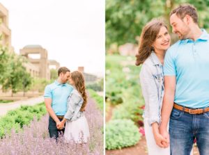 Romantic Indianapolis Canal Engagement
