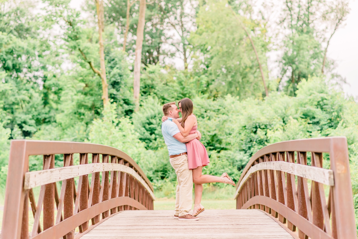Summer Kokomo Engagement Session Highland Park Kokomo