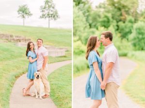 West Park Summer Engagement Session Indiana Photographer
