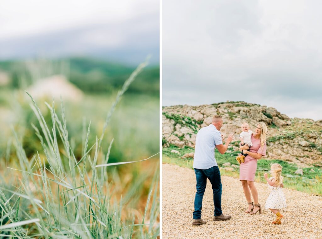 Windy Utah Family Session Finding Joy in Chaos