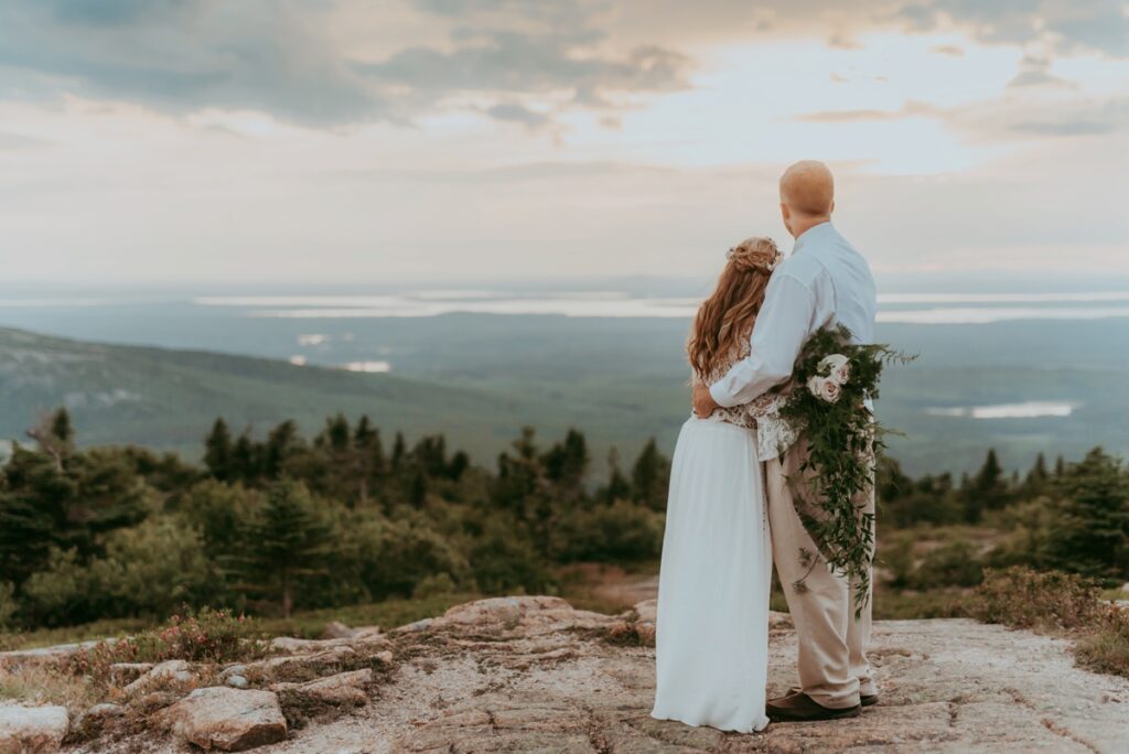 Intimate Maine Wedding Cadillac Mountain Elopement Photographer Maine Wedding Photographer Maine Elopement Photographer