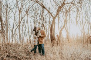 Quiet Indiana Winter Engagement Session Elopement Photographer Colorado Utah Oregon Washington Photographer