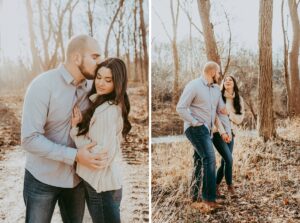 Quiet Indiana Winter Engagement Session Elopement Photographer Colorado Utah Oregon Washington Photographer