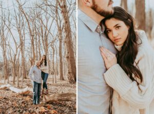 Quiet Indiana Winter Engagement Session Elopement Photographer Colorado Utah Oregon Washington Photographer
