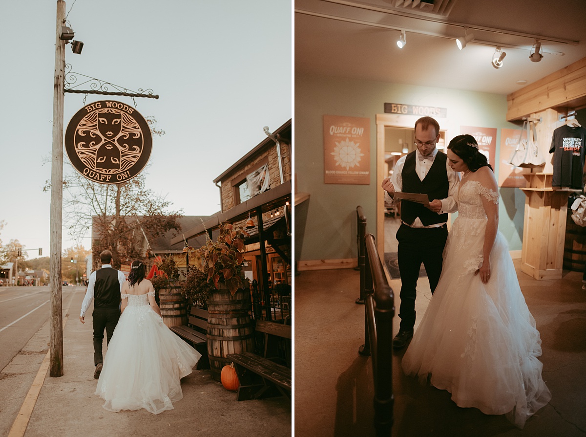 Brown County Indiana Autumn Elopement