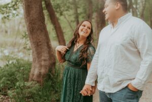 Blue Hour Engagement Session at 100 Acres