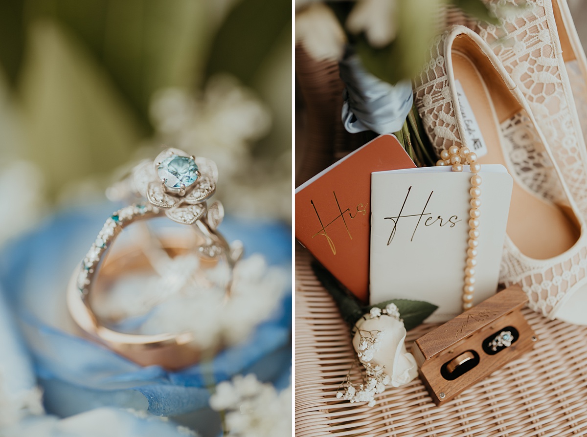 Backyard Alturas California Wedding