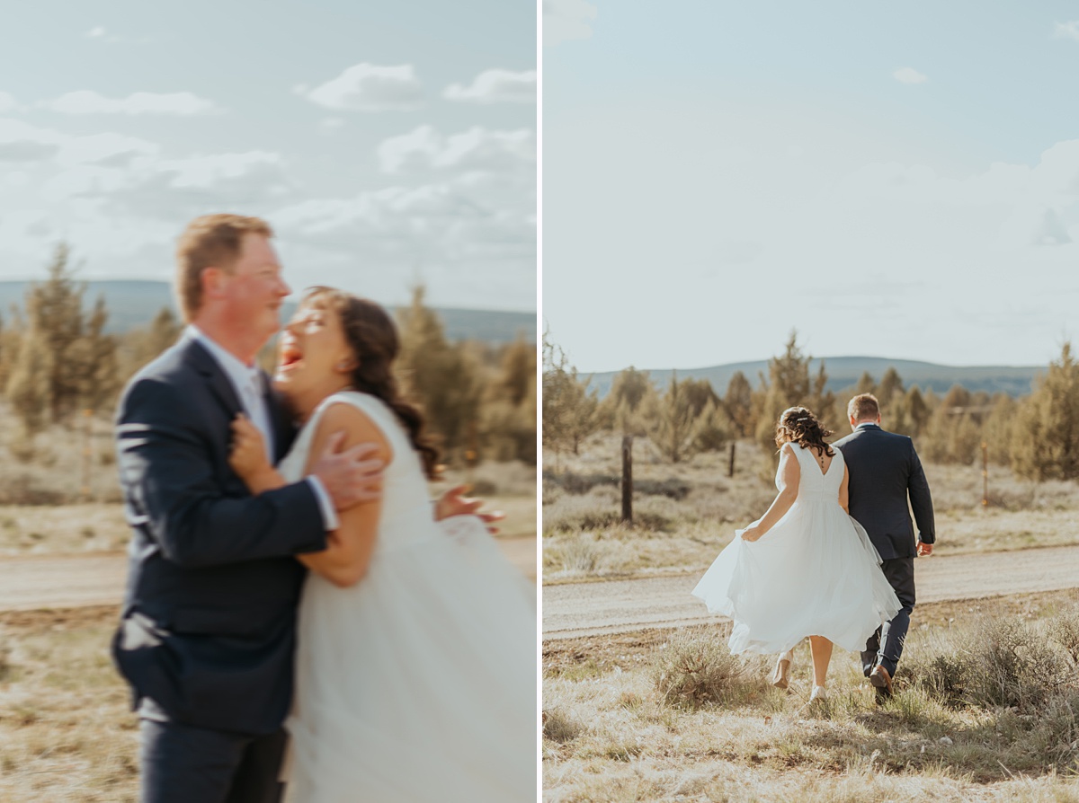 Backyard Alturas California Wedding